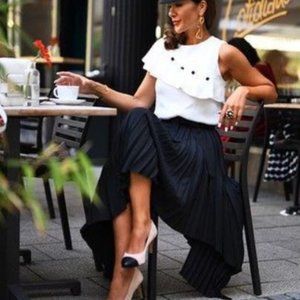The Kooples black maxi skirt